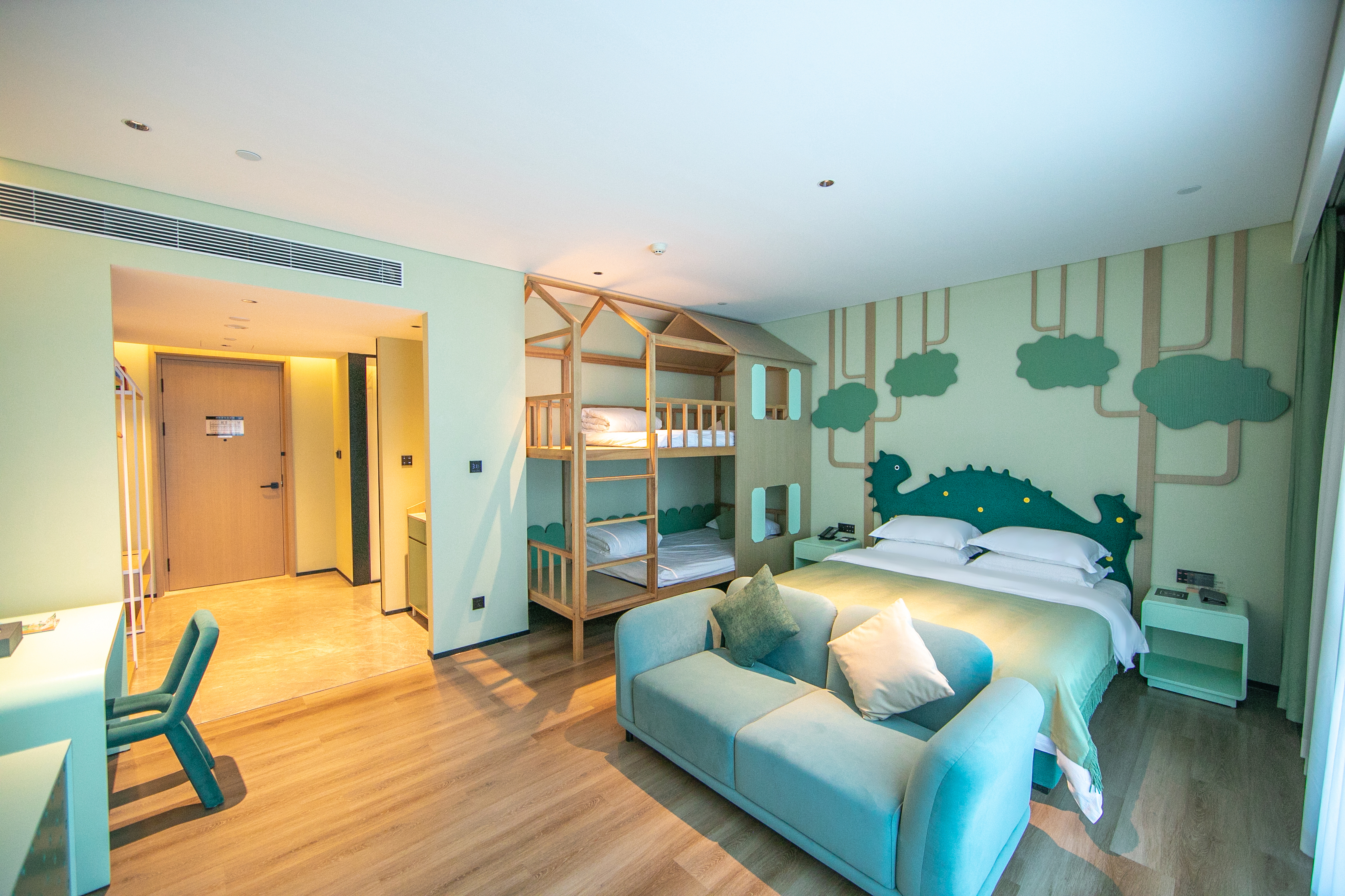 Forest Bunk Family Room